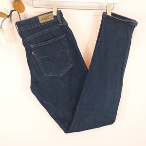 Levi Demi Curve Skinny Dark Wash Jeans Size 27/4
